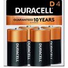 Duracell Coppertop D Alkaline Batteries 4 pk Carded MN1300R4Z